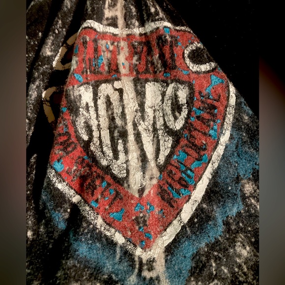 SOLD! Reversible Affliction Men’s American Customs Graphic TEE size Medium - Picture 6 of 7